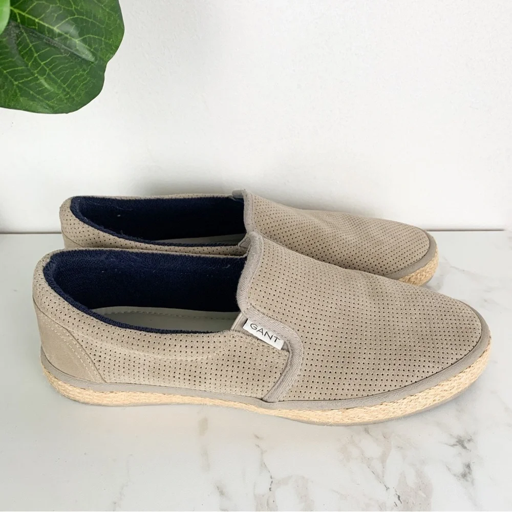 GANT Men’s Suede Espadrille Loafer Sz 9